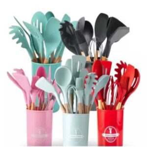 Kit Jogo de Cozinha de Silicone 05 peças